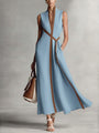 Harper - Sleeveless Wrap Maxi Dress — view 3