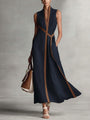 Harper - Sleeveless Wrap Maxi Dress — view 4