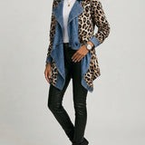 Sydney™ | Cascading Jacket with Leopard Print