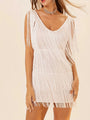 Sabella - Elegant Fringed Dress — view 3