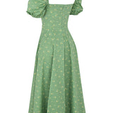 Aviana - Bloom Puff Sleeve Dress — view 9