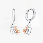 Cat Hug Earring (Round Clasp) — view 4