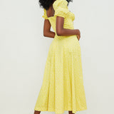 Aviana - Bloom Puff Sleeve Dress — view 12