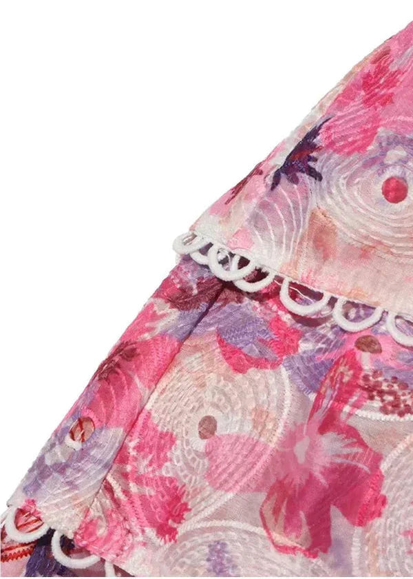 Cecilia - Strapless Floral Dress — view 18