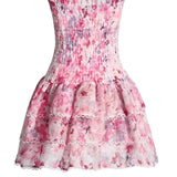 Cecilia - Strapless Floral Dress — view 15