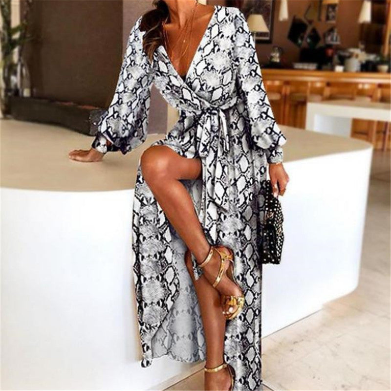 Faye - Boho Printed Dress — view 13