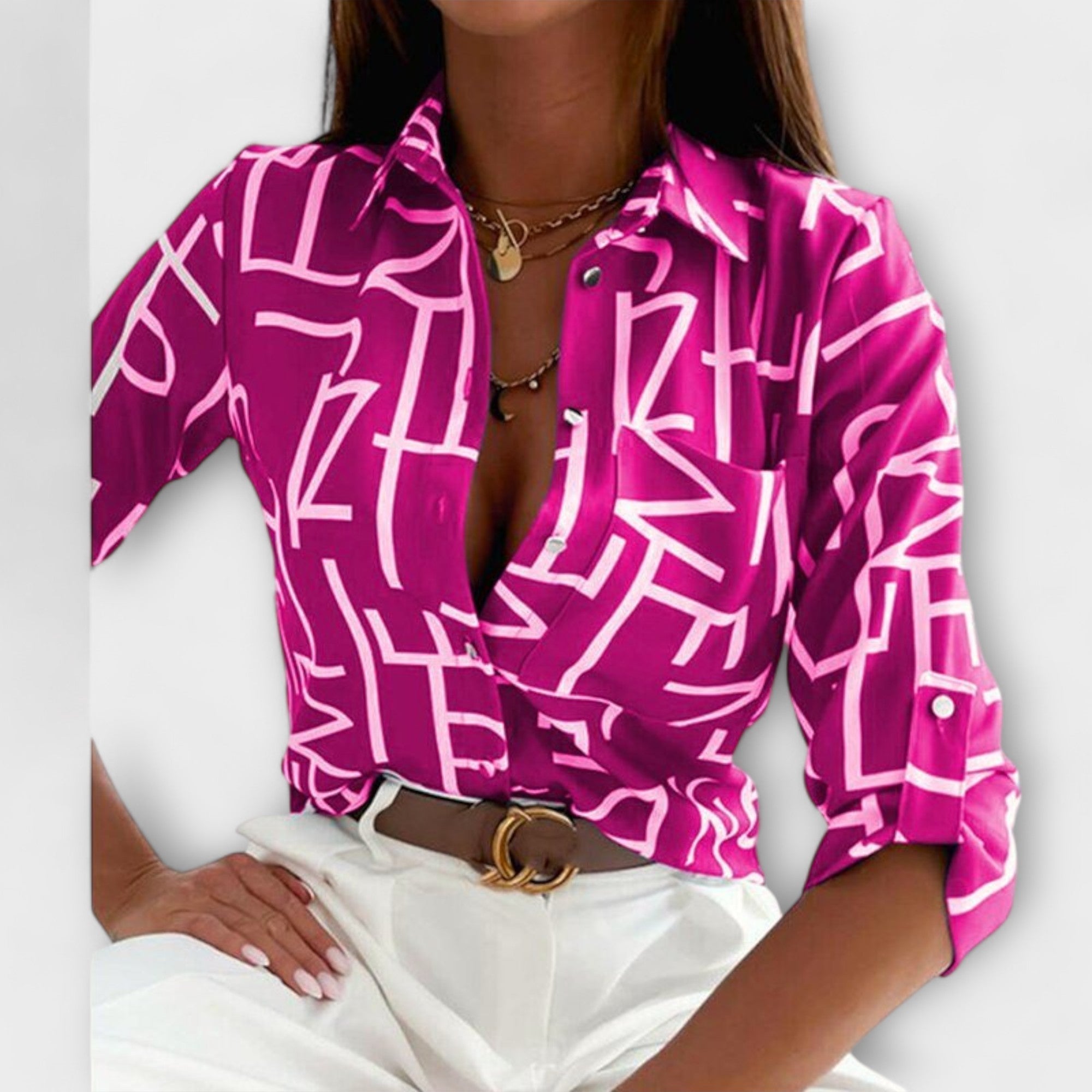 Reihana - Classic Collar Blouse — view 7