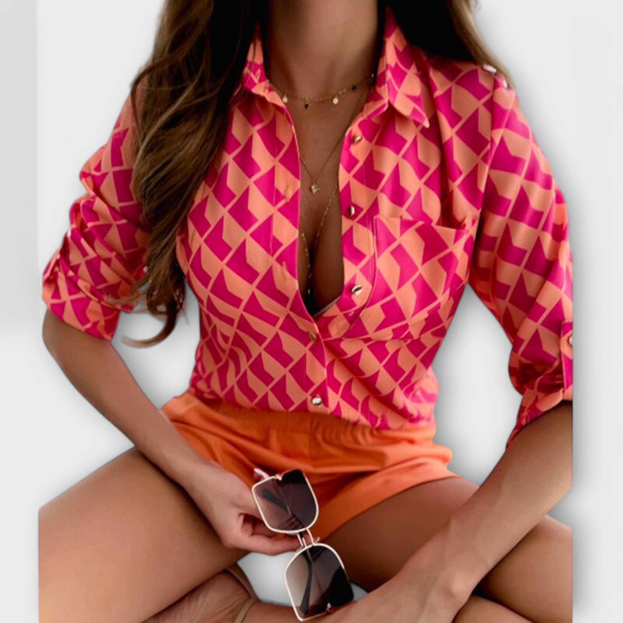 Reihana - Classic Collar Blouse — view 17
